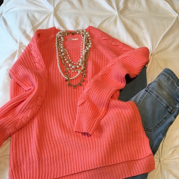 SO Sweaters - Coral Sweater